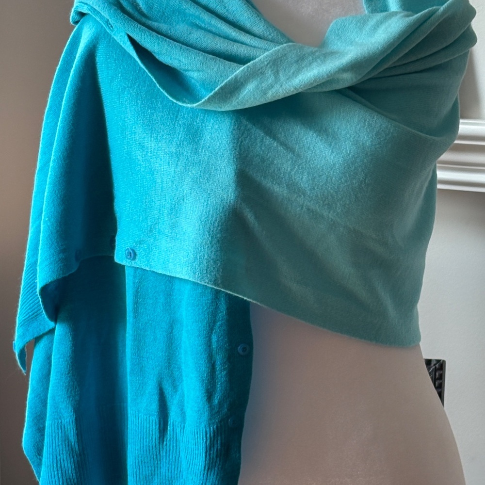 Teal Blue Wrap - NWOT